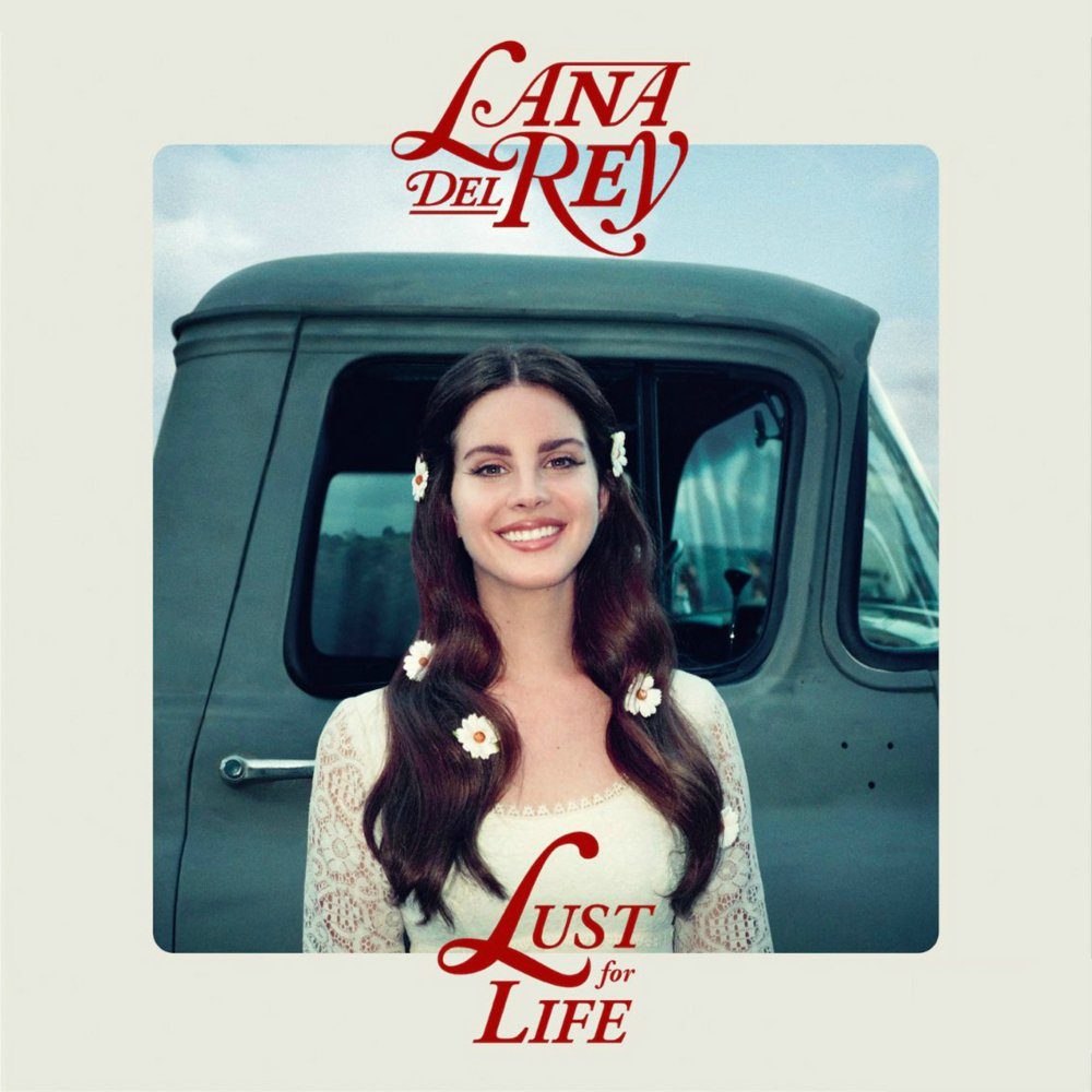 The album cover of "Lust for Life" by Lana Del Rey