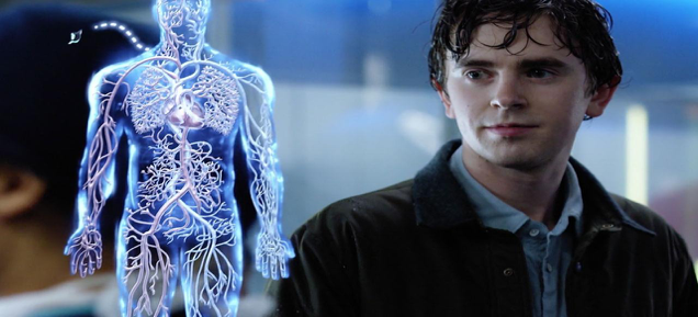 Highmore stars as Murphy in "The Good Doctor."