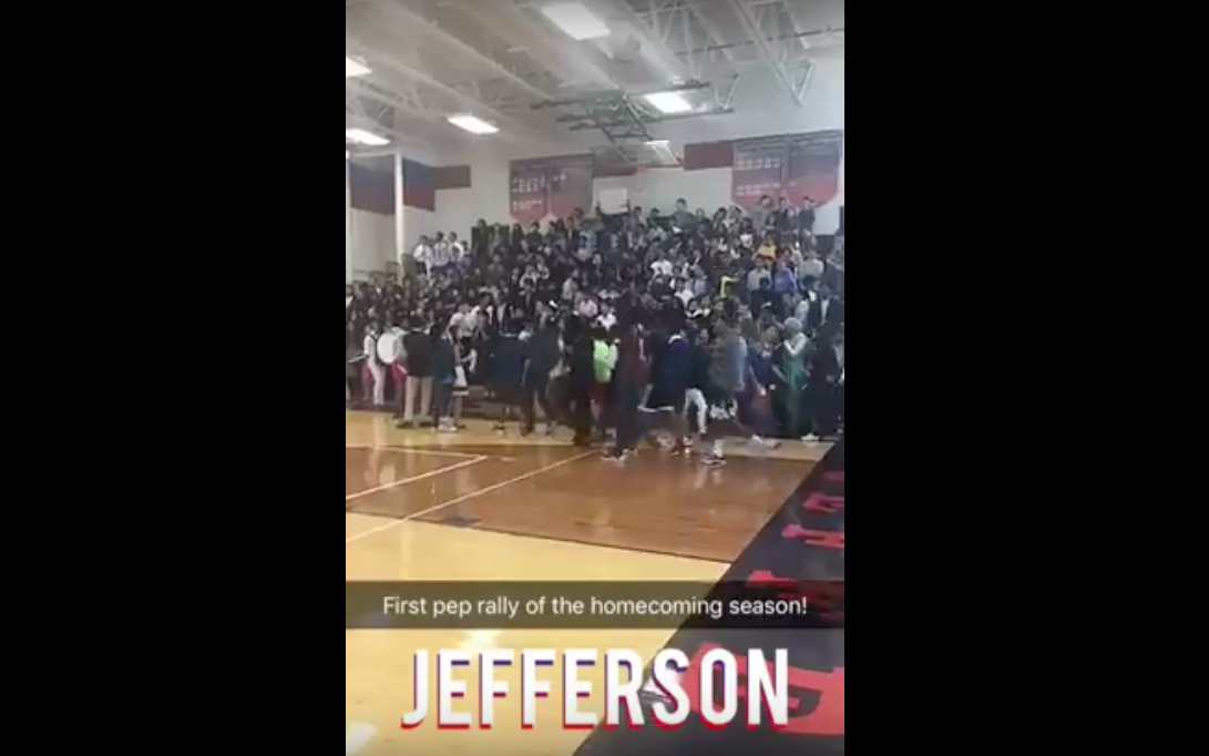 Snapchat Story: Homecoming Pep Rally Day 1