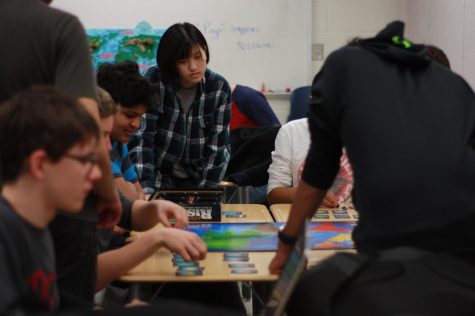 Historical Gaming Club members play a game of Risk, a historical strategy board game. The club had its third meeting on Wednesday, Jan. 3. 