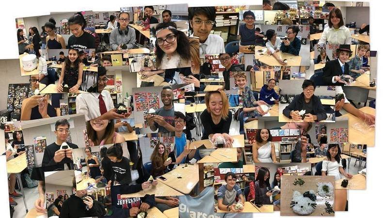 Japanese students created a collage of their cultural activities that they believed made their program a key part of Jefferson. Photo courtesy of change.org