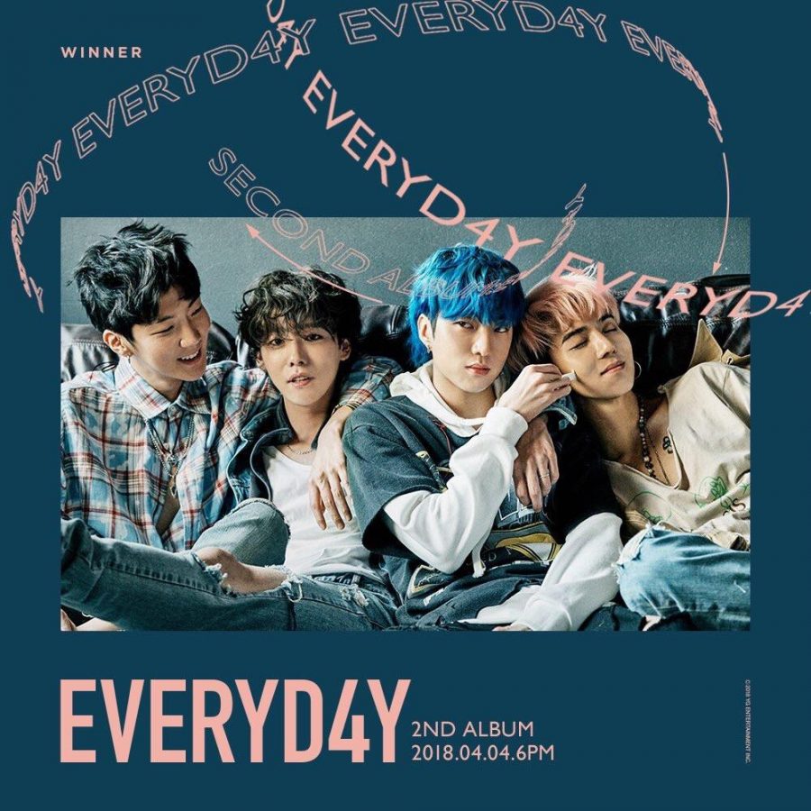 Winner released their second full-length album, EVERYD4Y, on Apr. 4, 2018. The album featured songs from multiple genres, from trap to pop ballads. Photo courtesy of Officially Kmusic.