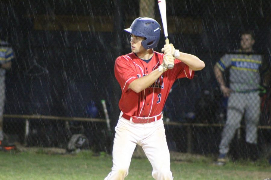 With rain pouring in the bottom of the 4th inning, starting pitcher Todd Hartman now looks to put Jefferson back in the lead with the team trailing Lee 6-12. Despite strong efforts and determination by the players, Jefferson narrowly lost to Lee 13-14 by the end of the 7th inning. 
