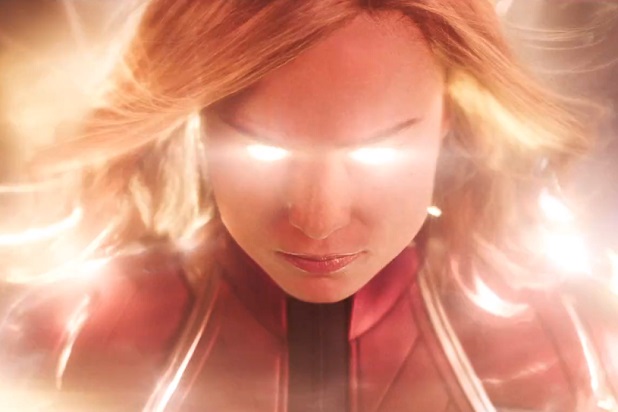 Photo+courtesy+of+www.thewrap.com.+Captain+Marvel+is+depicted+with+her+powers%2C+ready+to+go+into+battle.