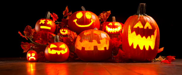 Traditional Jack-o-Lanterns that appear every Halloween as part of the festivities that younger children and teenagers alike enjoy. Photo courtesy of AAA Exchange.