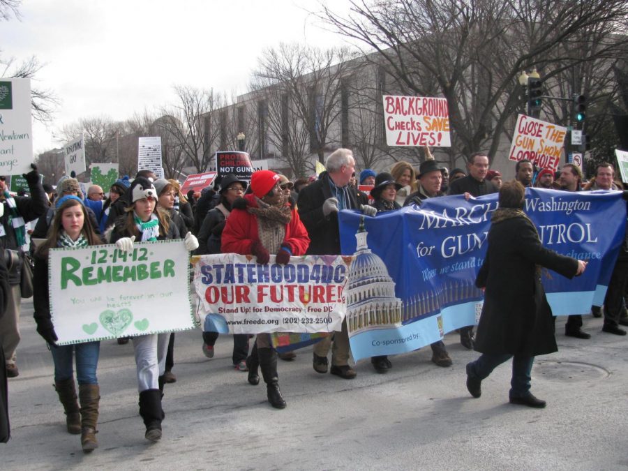 Gun control advocates of all ages march down D.C. in hope for better gun control laws