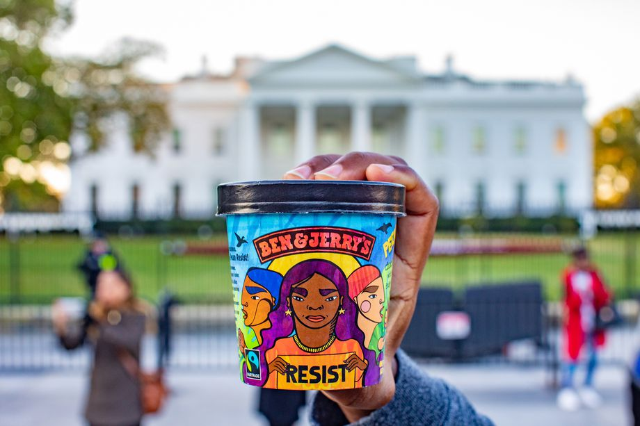 Pecan Resist, Ben and Jerry’s newly released ice cream flavor, brings sweetness and social justice all in one political pint. Photo courtesy of Ben and Jerry's.