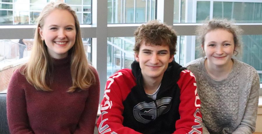 Froshmore Sophia Troshynski, junior Trenton Elliott, and senior Sarah O'Shay know all about the challenges of froshmore year.