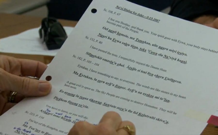 The script for the Na'vi language