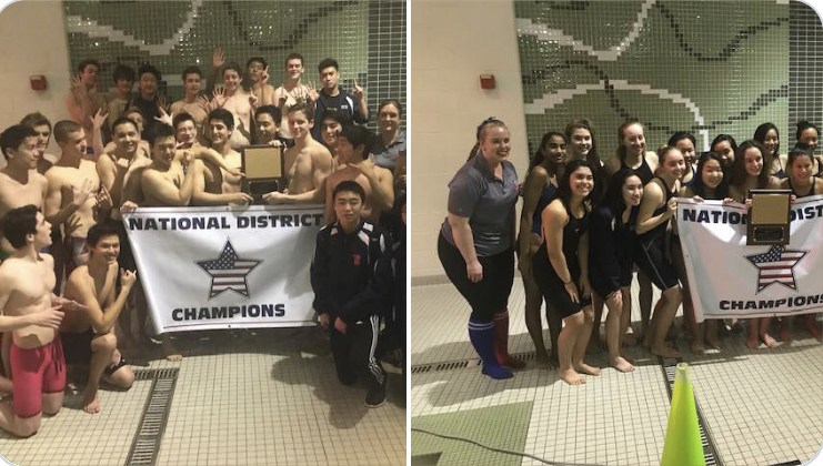 Jefferson’s swim dive teams became district champions this past weekend