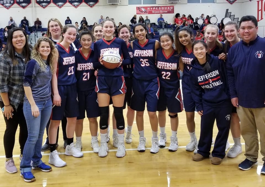 Girls Varsity Basketball Team Gains New Record Win Tjtoday