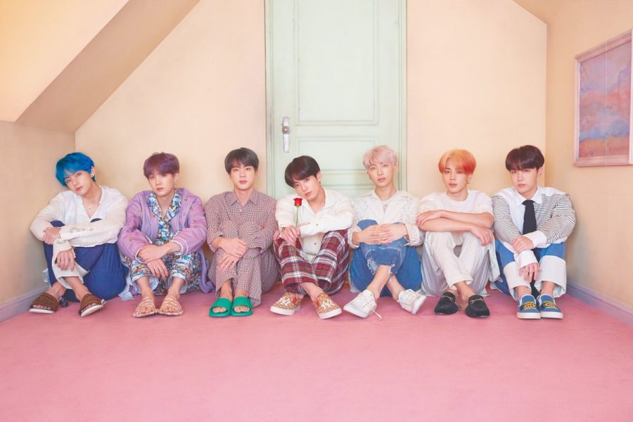 Leading up to the April 12 release of their highly anticipated album, Map of Soul: Persona, BTS posted multiple sets of concept photos as teasers. Photo from Big Hit Entertainment.