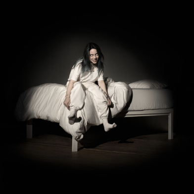 The album cover of “WHEN WE ALL FALL ASLEEP, WHERE DO WE GO?” by Billie Eilish.
