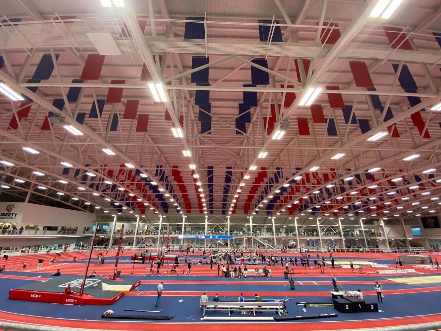 Jefferson Indoor track competes at the Liberty Premier Invitational