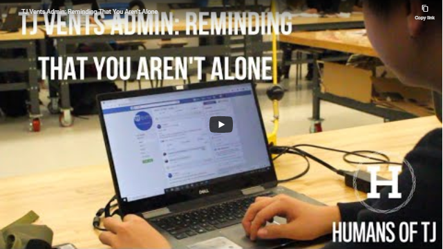 TJ Vents Admin: Reminding That You Aren't Alone