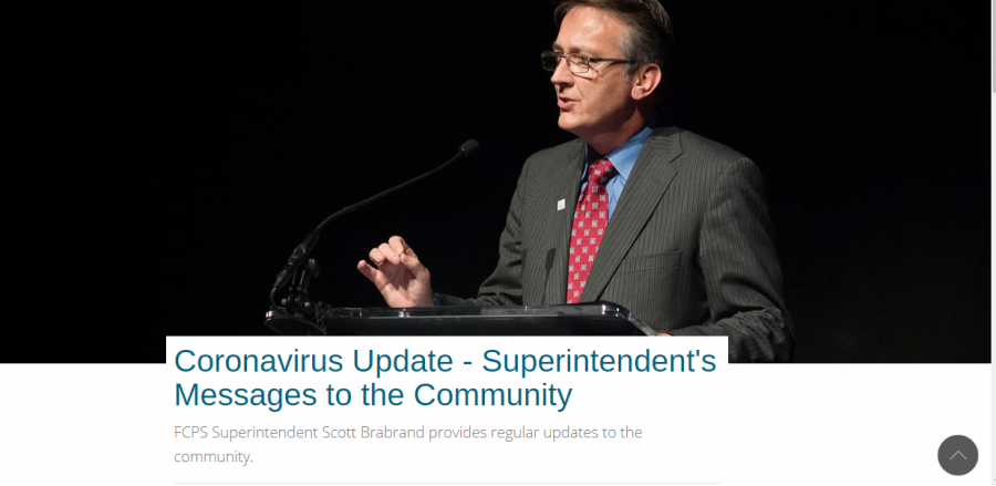 The FCPS website set up a page to host superintendent Dr. Scott Brabrand’s announcements early on in the coronavirus outbreak. It includes messages from January 28 and March 2 forward.
