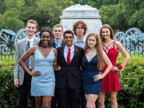 Sid Ram and his friends pose for photos in Lafayette Park in Washington DC for Homecoming. Because of the recent announcement that schools would be closed through the end of the school year, the senior class will have to postpone their prom. Students in the class of 2020 will have to wait for another opportunity to get dressed up and take photos in DC.