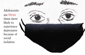 With closures and social distancing, concerns for mental health are voiced. "People are becoming, maybe more lonely, and it's giving people who already had a mental health concern more time to either practice coping skills and improve, or more time to think by themselves–and that's typically when thoughts tend to spiral downwards," social worker Danielle Armstrong said.