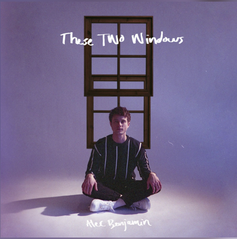 Released on May 29, Alec Benjamin's sits in front of two windows for the cover his debut album "These Two Windows".