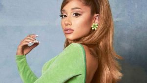 The cover art from Ariana Grande's latest album, positions, which was released on October 30. 
