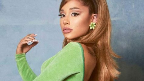 The cover art from Ariana Grande's latest album, positions, which was released on October 30. 