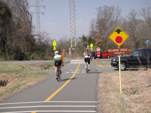 Outdoor trails like this one are places that Jefferson students utilize for extended rides. "Long [bike] rides are really peaceful. It's a nice reprieve from academics,” senior Jacob Consalvi said.