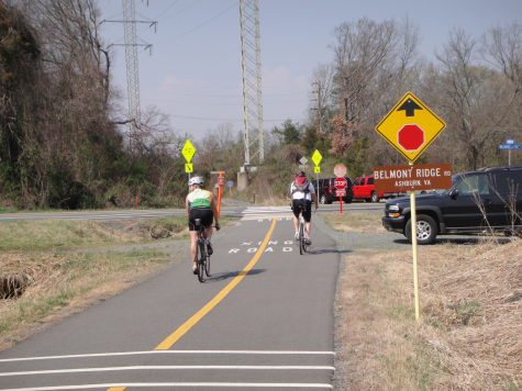 Outdoor trails like this one are places that Jefferson students utilize for extended rides. Long [bike] rides are really peaceful. Its a nice reprieve from academics,” senior Jacob Consalvi said.