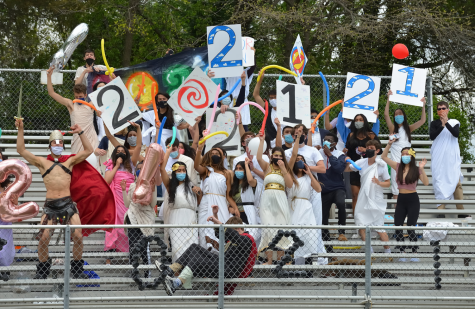 Screaming out their roll calls so all the other classes can hear them, the senior class of 2021 unites to crush the other classes in a competition of school spirit. “It was pretty exciting; we have always had really spirited roll calls so it was nice to be able to do it one last time,” Quentin Lovejoy, a senior in the stands, said.