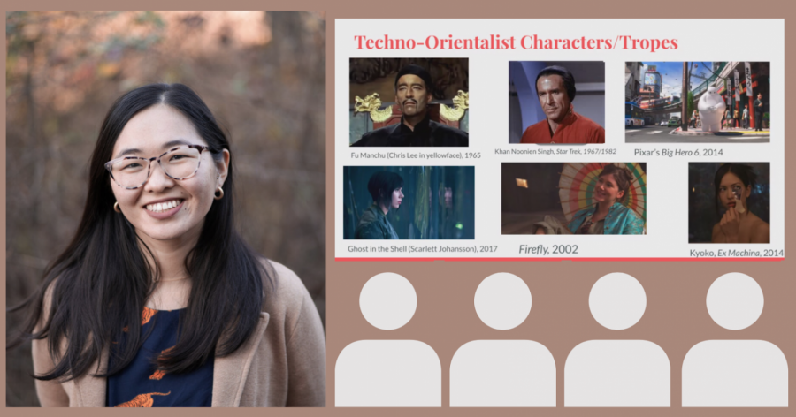 Prof. Amin-Hong has a PhD in American Studies and has done years of research on topics such as the Asian diaspora. “The reason I asked Prof. Amin-Hong to come in was a combination of many things: I was drawn to the uniqueness of her topic, and I thought that her research at the intersection of technology, literature, gender, and ethnicity and identity would provide exposure that can be difficult to find at TJ,” Cheng said.