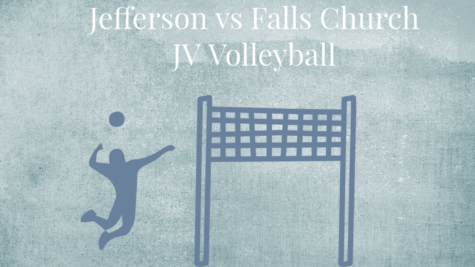Jefferson JV volleyball takes the victory against Falls Church. 