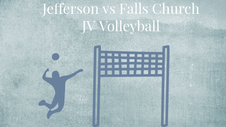 Jefferson JV volleyball takes the victory against Falls Church. 