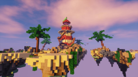 Bedwars, one of the most popular minigames of all time, was the main event of Jefferson’s Minecraft tournament. One of the maps where players battled it out for this year’s Bedwars tournament was the "floating sandy islands" shown above. This was the second-ever tournament as part of the homecoming festivities. “I’m kind of biased because I’m a Minecraft player, but Minecraft should definitely return to homecoming because it’s a fun experience for everyone,” freshman Kathy Guo said.
