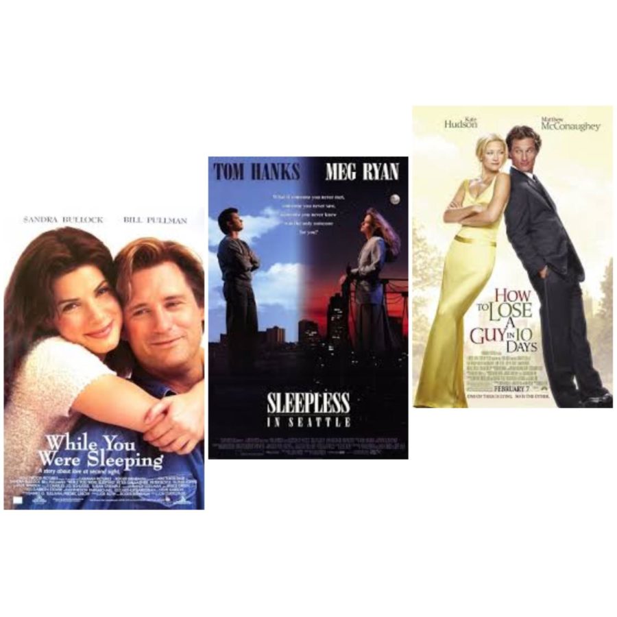 The featured couples for some of the top movies; “While You Were Sleeping,” “Sleepless in Seattle,” and “How To Lose A Guy in 10 Days.”