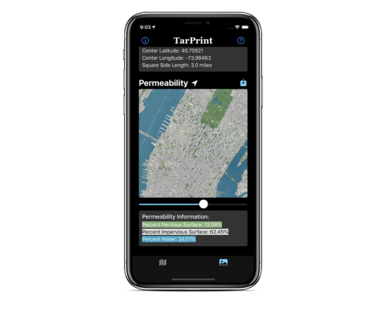 Tar Print, a mobile application that junior Suraj Vaddi has been working on for the past two years which he submitted to the Jefferson Science Fair, analyzes urbanization within a predetermined area.  "I applied my app to the real world by assessing biodiversity of 143 streams around Virginia, and used data from the Virginia Save our Streams program which collected populations of indicator species of macroinvertebrates,” Vaddi said. 