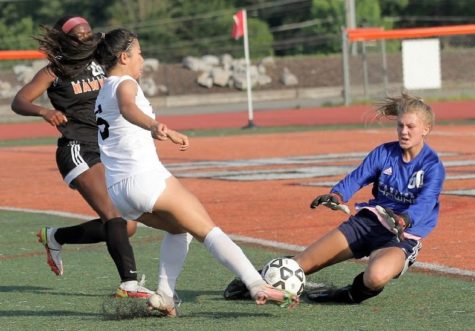 After a strong fight, Jefferson’s varsity girls soccer team was not able to win against Alexandria City High School. “We ended up losing in penalty kicks which was painful for us because we knew we were doing really well,” freshman Anna Chau said, #6, pictured above.