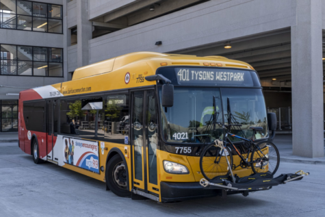 Fairfax Connector buses can carry your bike on their front rack, allowing for more versatile travel throughout the DC area.