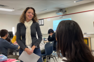 “I’ve found that the students are very quick to argue with me and with each other. Sometimes, we gotta move on," Levy said, "But I’d rather have that, than, [me] just talking and nobody really has any response to it, or to each other.” 