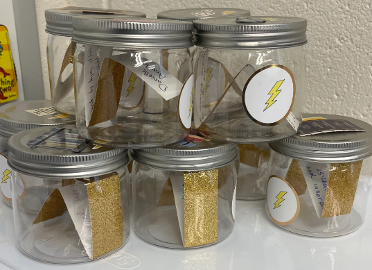 At the start of this school year, principal Dr. Ann Bonitatibus collected containers filled with slips of paper. Staff members wrote their beliefs and hopes relating to innovation at Jefferson. “Everybody [is] coming out of COVID with some energy again, and we want to start getting our neurons firing about what's new, what's exciting,” Dr. Bonitatibus said. “To me, innovation is next. Every week I'm planting seeds with their own ideas, not mine.”