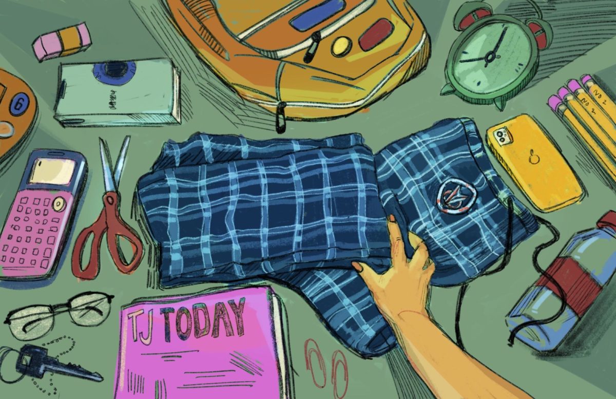 The classic Jefferson pajamas have become a staple of our school, earning themselves a spot in many students' wardrobe.