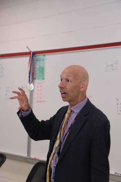 Peter Gabor teaches a variety of courses at Jefferson ranging from Artificial Intelligence to Machine Learning. He feels that, while some issues for the school board may seem apparent to him, others may not recognize their significance. “If elected, my purpose there would
be to ask pointed questions that I think are sort of obvious,” Gabor said. “I see and interact with students every day, so I think that those types
of questions are obvious anyway, but I would at least ask them to people who might not interact with students on a regular basis.”