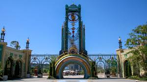 The gate of Epic Universe in Orlando, Florida.